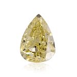 1.51 Carat Fancy Yellow Pear Diamond SI2 GIA