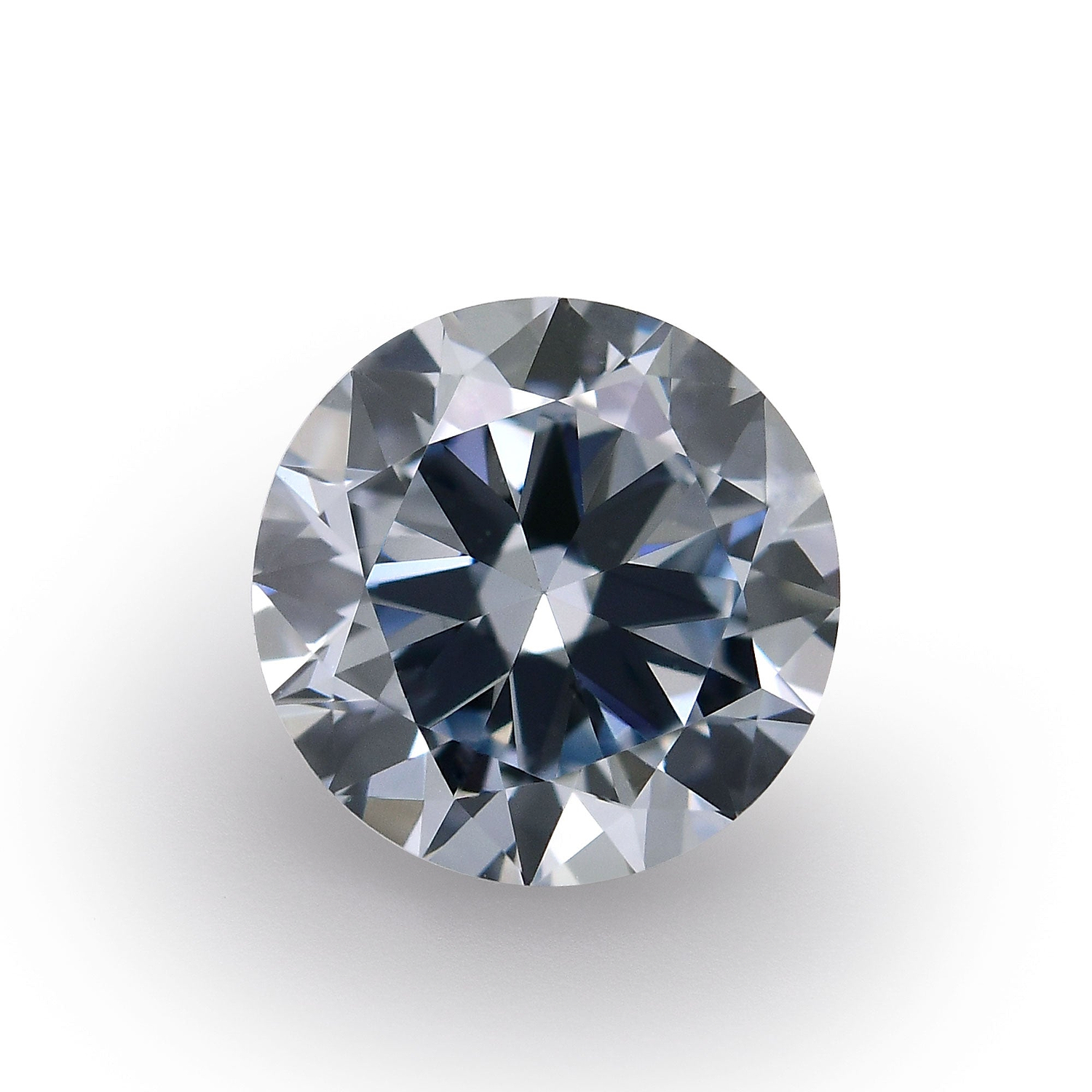 1.02 Carat Fancy Blue Round Brillant Diamond VVS1 GIA