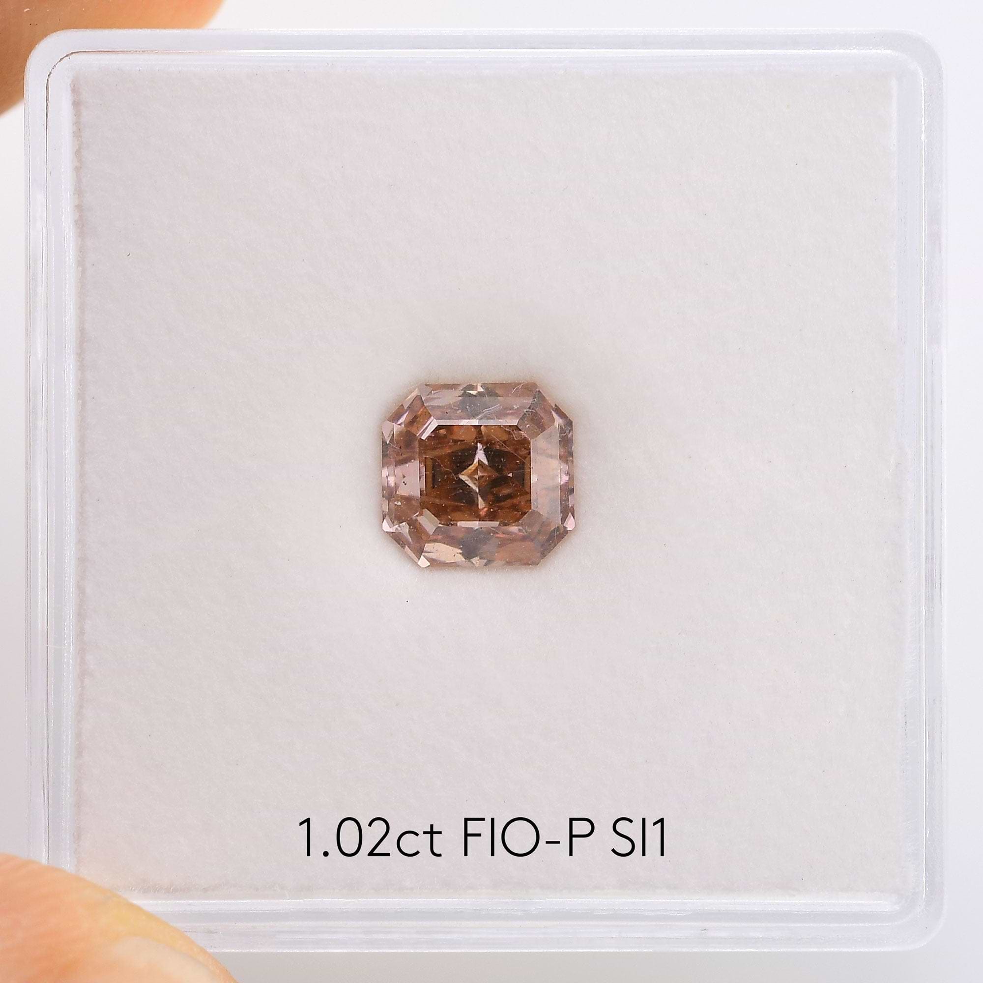 fancy　deep　pink 0.52ct Natural Loose Fancy Intense Pink Color Diamond GIA
