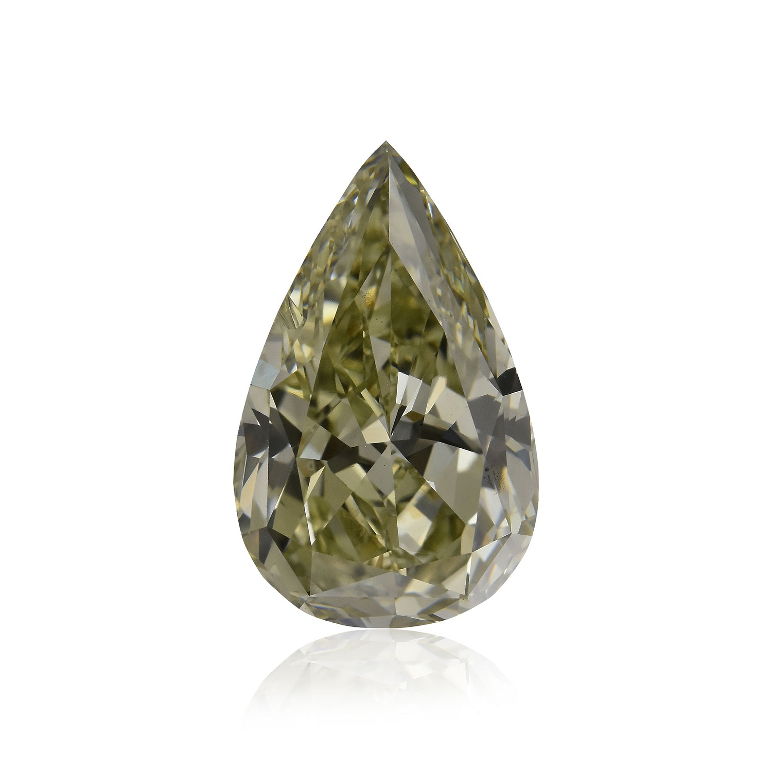 3.43 Carat Chameleon Pear Diamond SI2 GIA