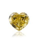 10.88 Carat Fancy Deep Brownish Yellow HEART Diamond SI2 GIA