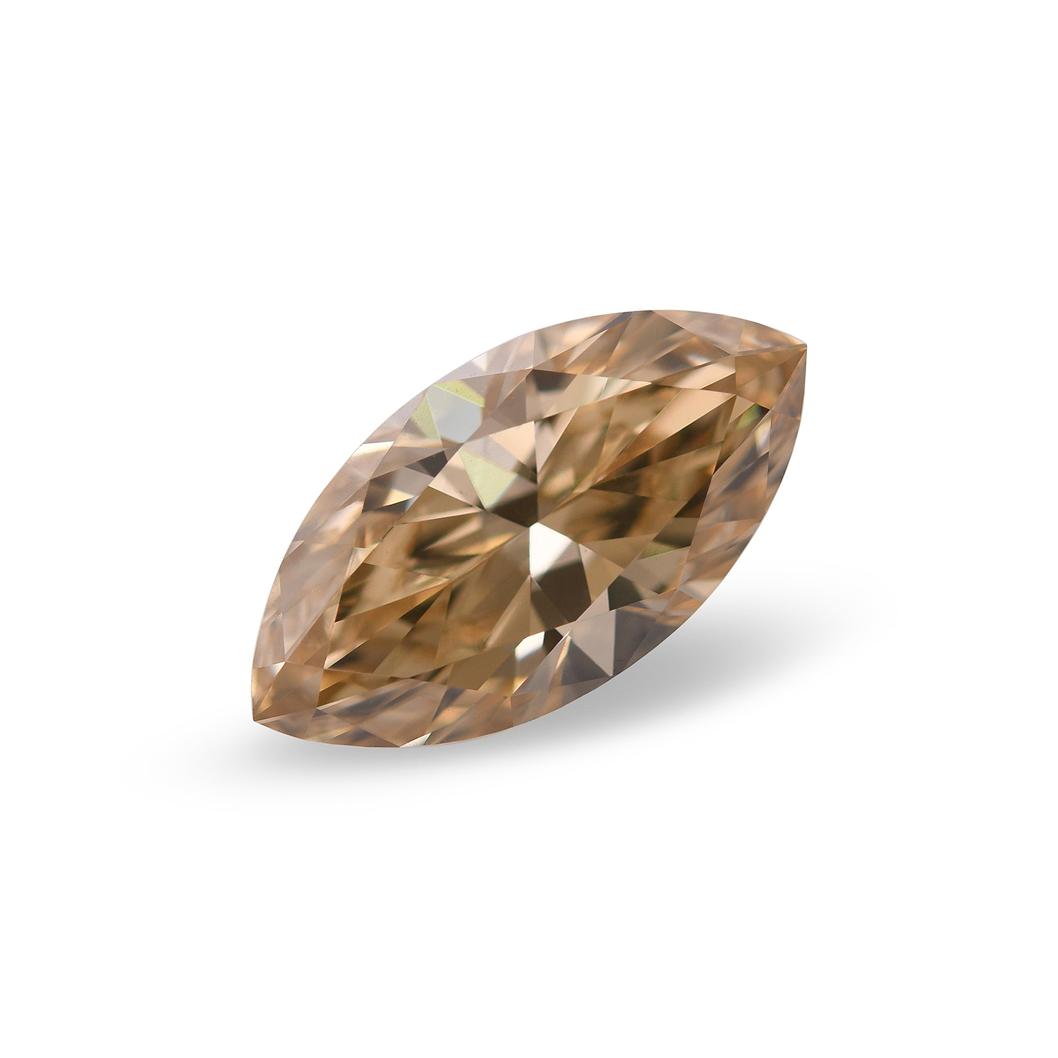 4.97 Carat Fancy Brown Yellow Marquise Diamond VS2 GIA