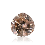 0.14 Carat Fancy Brown Pink Pear Diamond (I1) GIA