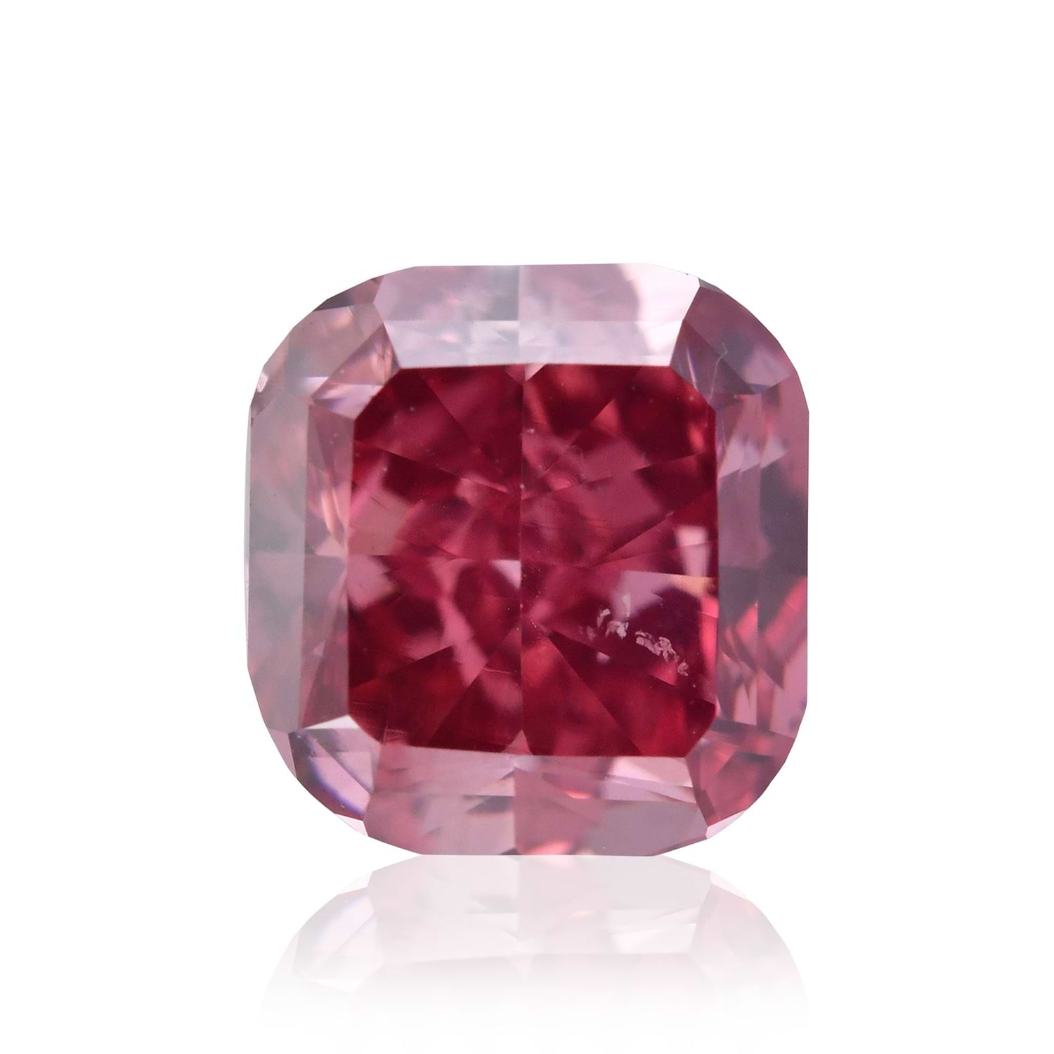 1.04 Carat Fancy Red Cushion Diamond VS2 GIA