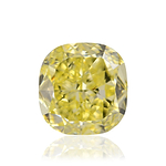 7.01 Carat Fancy Yellow Cushion Diamond VS2 GIA