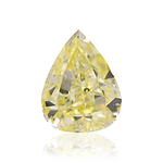 1.50 Carat Fancy Yellow Pear Diamond (I1) GIA