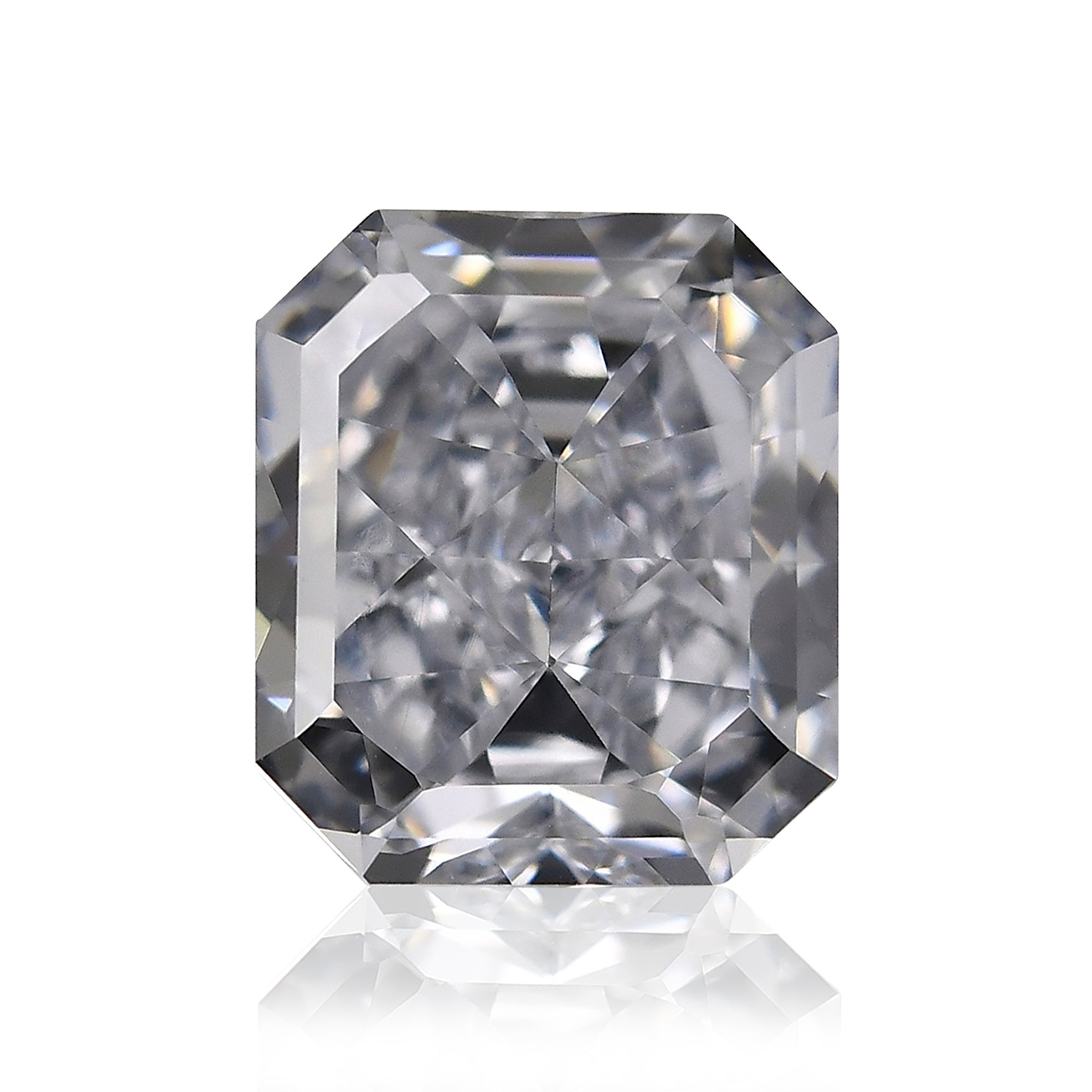 1.52 Carat Fancy Grayish Blue Radiant Diamond VVS1 GIA
