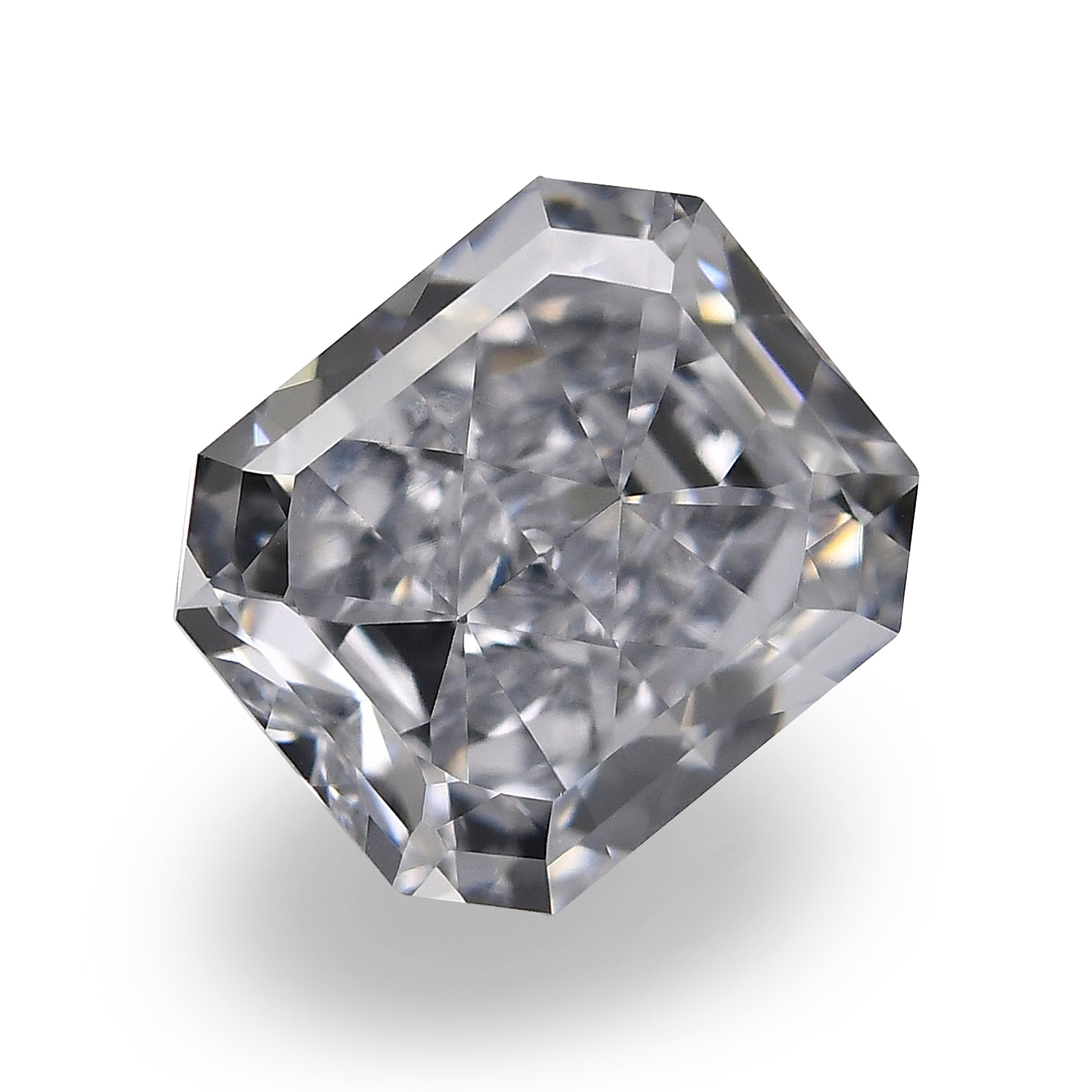 1.52 Carat Fancy Grayish Blue Radiant Diamond VVS1 GIA