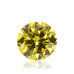 2.79 Carat Fancy Deep Yellow Round Brillant Diamond SI2 GIA