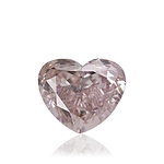 1.01 Carat Fancy Brownish Pink HEART Diamond VS1 GIA