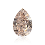 2.00 Carat Fancy Brown Pink Pear Diamond VS2 GIA