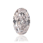 1.53 Carat Light Pink Oval Diamond VVS2 GIA