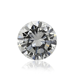 0.54 Carat Fancy Light Gray Blue Round Brillant Diamond SI1 GIA