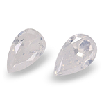 2.04 Carat Fancy White Pear Diamonds (SI2)