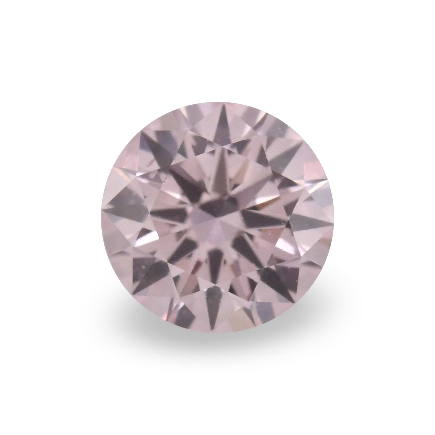 0.26 Carat Fancy Purplish Pink Round Brillant Diamond SI1 GIA