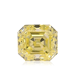 0.30 Carat Fancy Yellow Asscher Diamond (VS2)