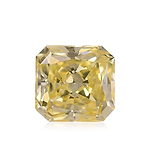 0.28 Carat Fancy Yellow Radiant Diamond (VS)