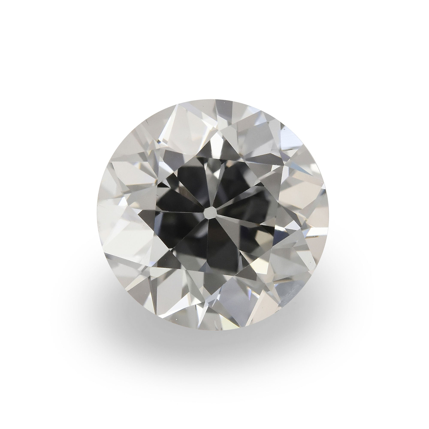 1.86 Carat Fancy Gray Blue Round Brillant Diamond SI1 GIA