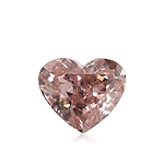 0.24 Carat Fancy Intense Pink HEART Diamond SI1 GIA