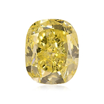 1.27 Carat Fancy Yellow Cushion Diamond SI1 GIA