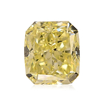 1.13 Carat Fancy Yellow Radiant Diamond SI1 GIA