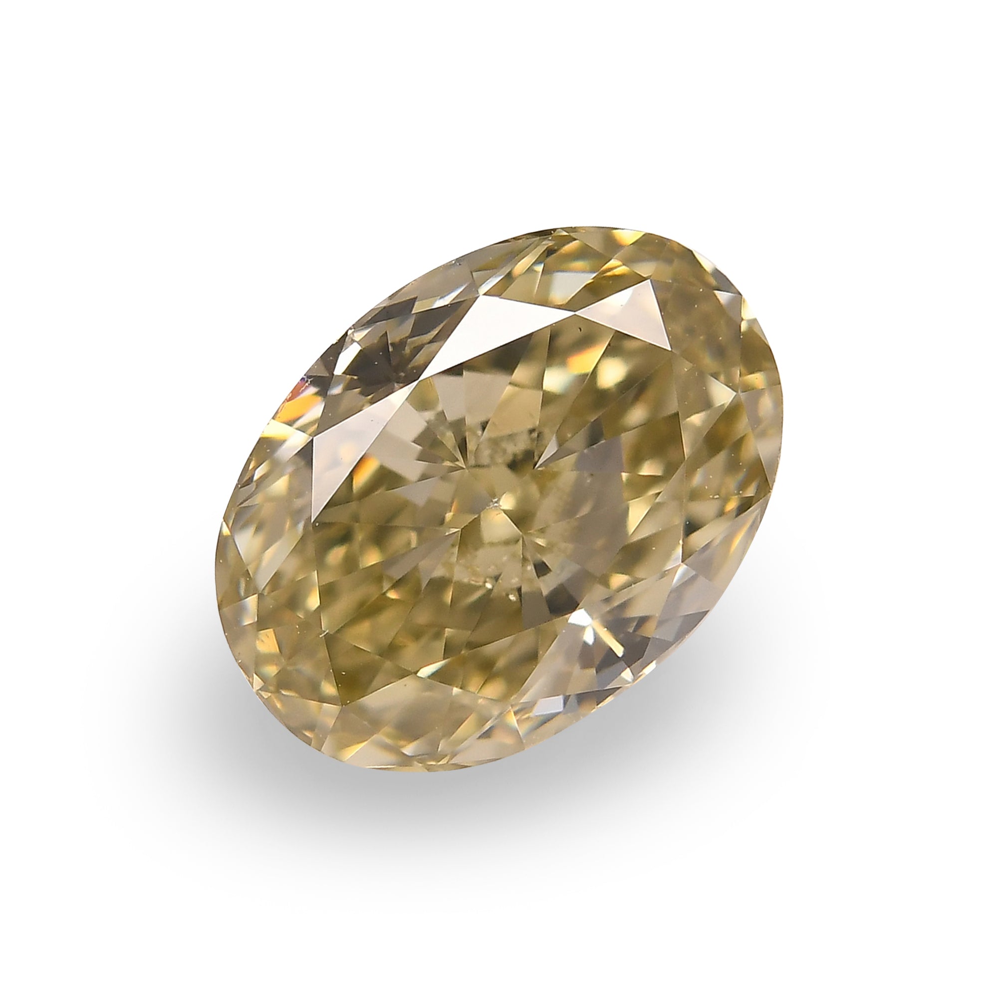 Yellow Diamond - Fancy Light Yellow, 3.20 carat, SI1, ID-12619