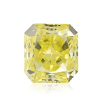 0.40 Carat Fancy Intense Yellow Radiant Diamond (SI1) GIA