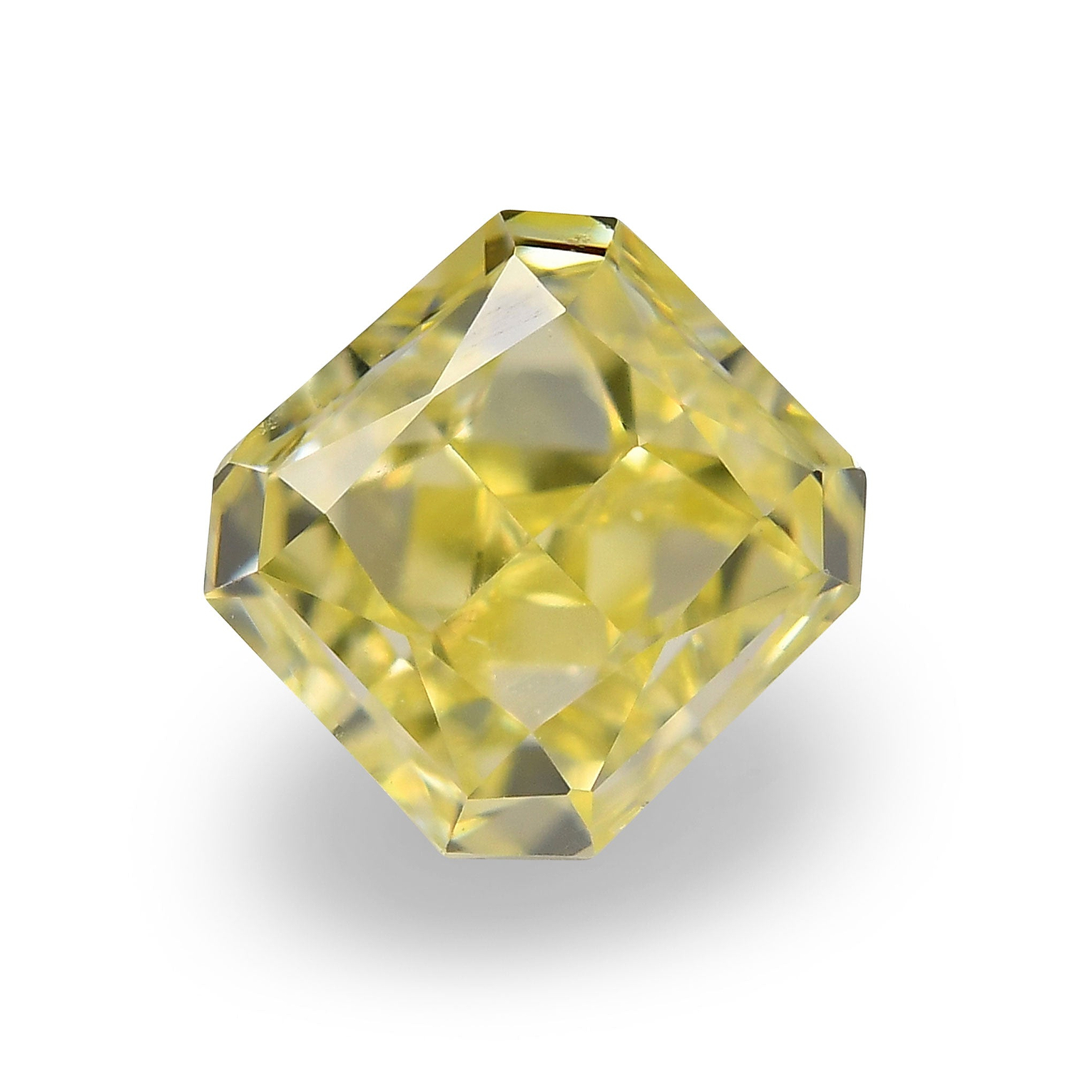 0.49 Carat Fancy Yellow Radiant Diamond VS1 IGI