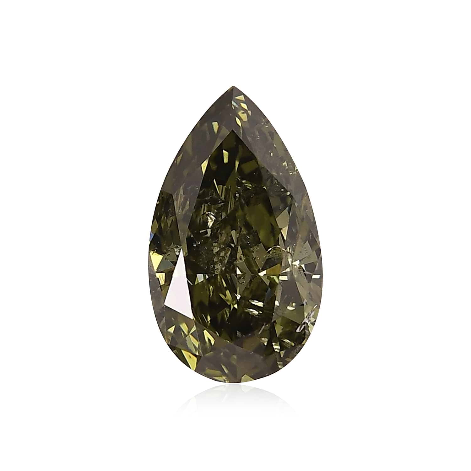 1.06 Carat Chameleon Pear Diamond I1 GIA