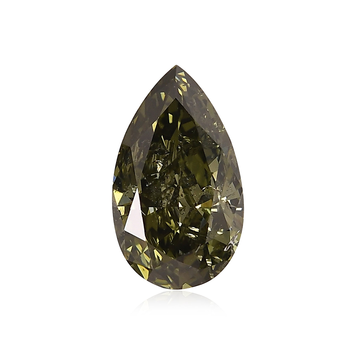 1.06 Carat Chameleon Pear Diamond I1 GIA