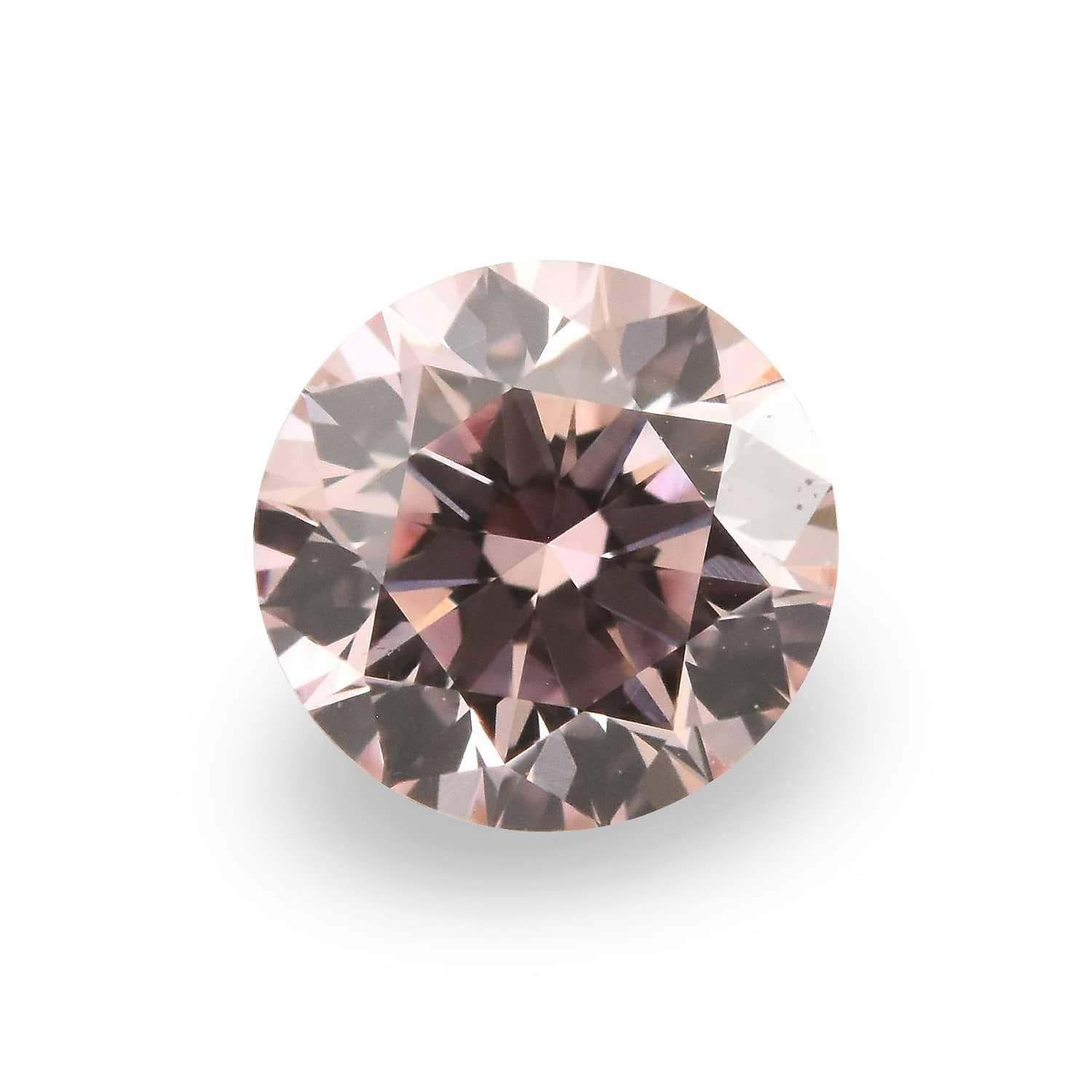 0.24 Carat Fancy Light Pink Round Brillant Diamond VVS2 GIA