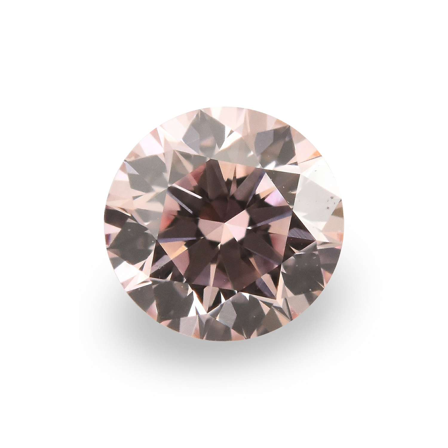 0.24 Carat Fancy Light Pink Round Brillant Diamond VVS2 GIA