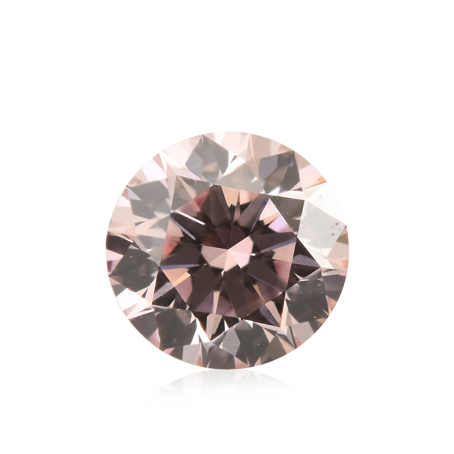 0.24 Carat Fancy Light Pink Round Brillant Diamond VVS2 GIA