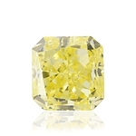 0.47 Carat Fancy Intense Yellow Radiant Diamond SI1 IGI