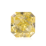 0.43 Carat Fancy Intense Yellow Radiant Diamond (VS)