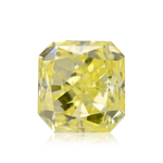 0.44 Carat Fancy Yellow Radiant Diamond SI1 IGI