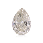 0.74 Carat Light Green Yellow Pear Diamond SI2 GIA