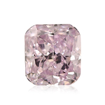 0.55 Carat Fancy Purplish Pink Cushion Diamond SI1 GIA