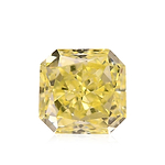 0.58 Carat Fancy Yellow Radiant Diamond (VS)