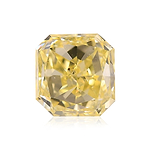 0.61 Carat Fancy Yellow Radiant Diamond (SI2)