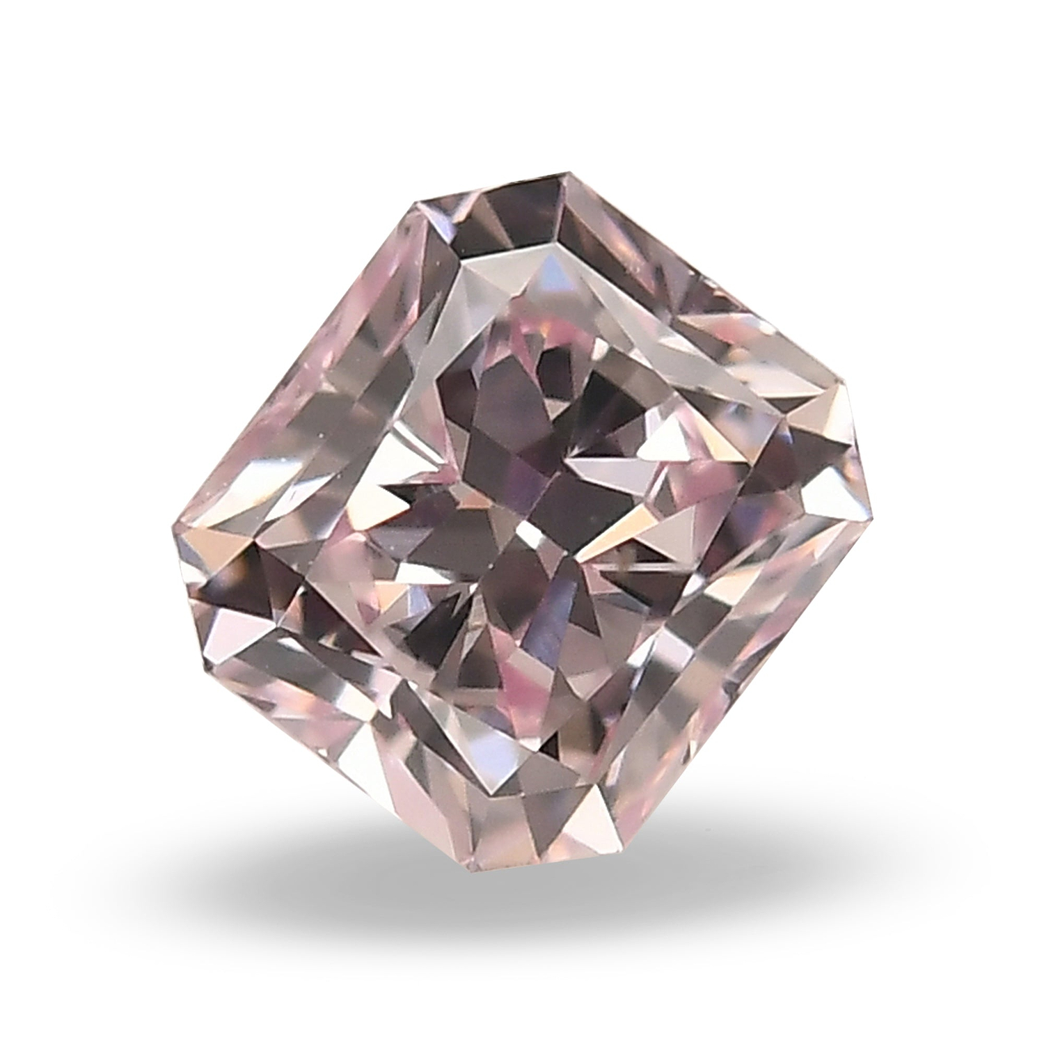 0.52 Carat Fancy Purplish Pink Radiant Argyle Diamond VS1