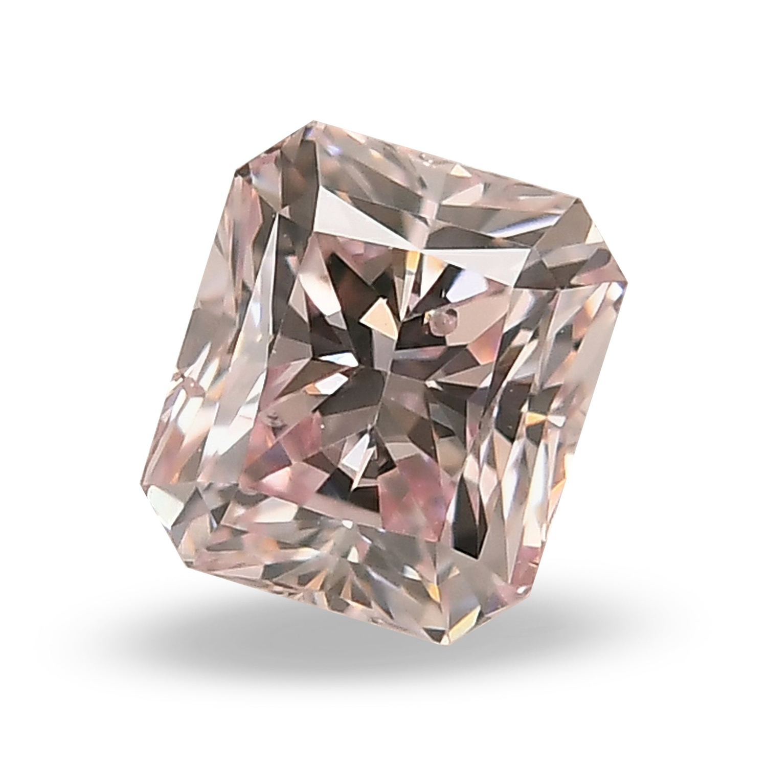 0.58 Carat Fancy Light Pink Radiant Argyle Diamond SI1 GIA