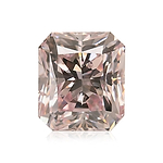 0.58 Carat Fancy Light Pink Radiant Diamond SI1 GIA