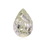 0.89 Carat Fancy Yellowish Green Pear Diamond I3 GIA