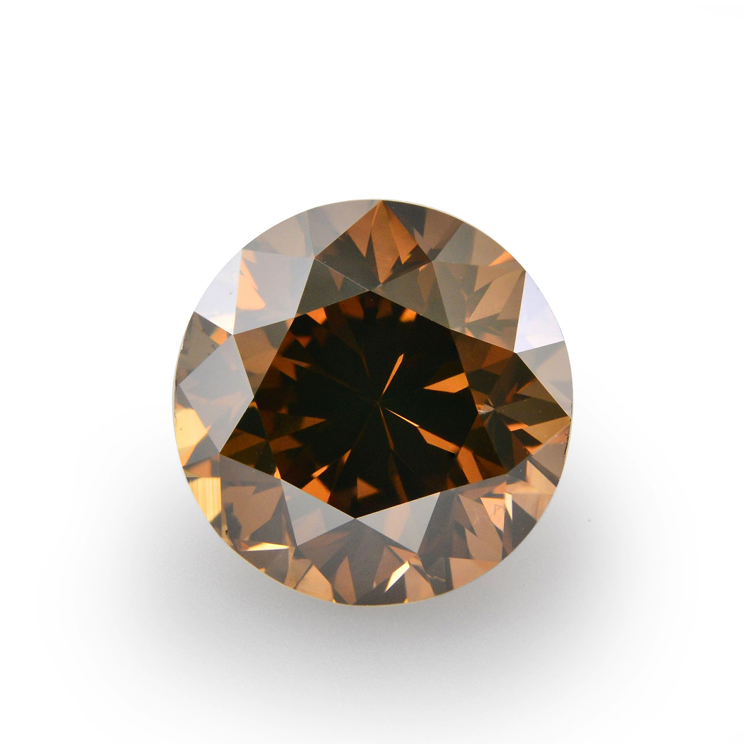 2.01 Carat Fancy Dark Brown Round Brillant Diamond SI1 GIA