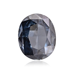 0.71 Carat Fancy Deep Blue Oval Diamond SI1 GIA