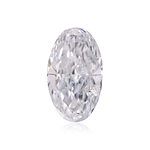 0.78 Carat Fancy Blue Oval Diamond I1 GIA