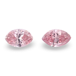 0.33 Carat Fancy Intense Pink Marquise Diamonds SI2