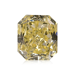 0.39 Carat Fancy Yellow Radiant Diamond (SI1)