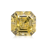 0.30 Carat Fancy Yellow Asscher Diamond (VS1)